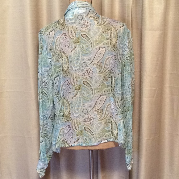 Worthington silk blouse - Picture 6 of 8